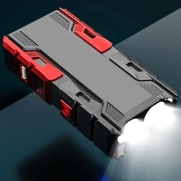 Rechargeable Mini LED Flashlight with Power Bank, 3 Modes