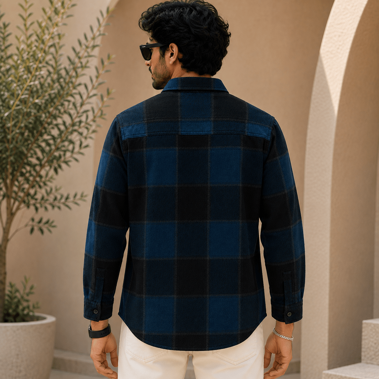 Men's Premium Checked Oversized Casual Shirt | Boxy Fit Shirts | Snappify Store (Copy) 4 Men's Premium Checked Oversized Casual Shirt | Boxy Fit Shirts | Snappify Store (Copy) - Image 4