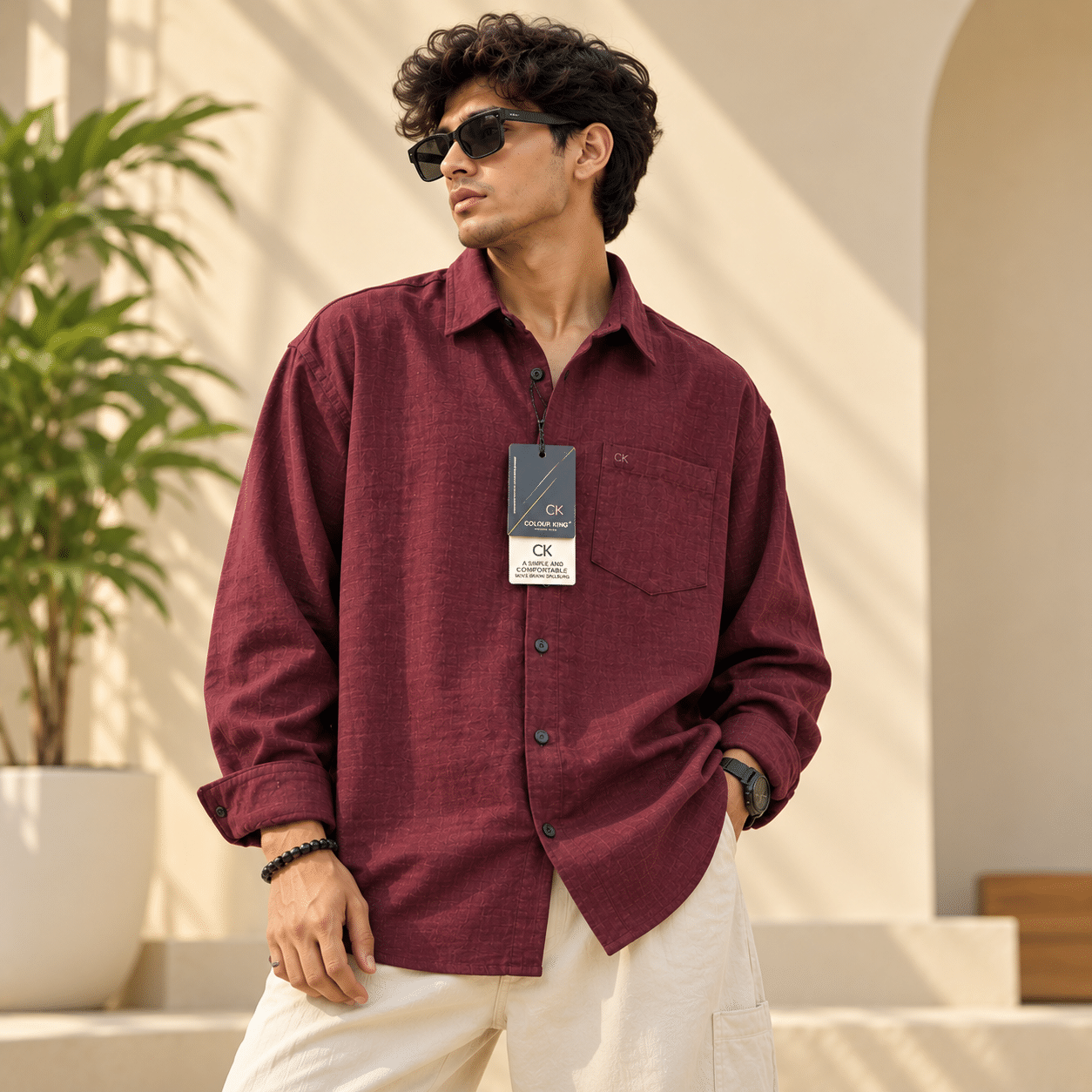 Maroon Shirt for Men – Stylish Full Sleeve Shirt | Snappify 4 Maroon Shirt for Men – Stylish Full Sleeve Shirt | Snappify - Image 4