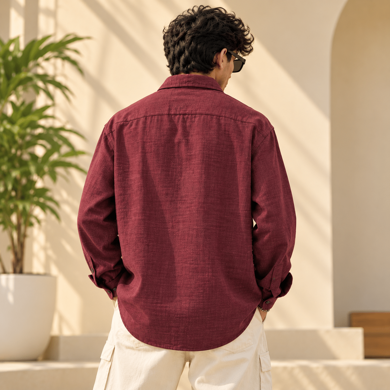 Maroon Shirt for Men – Stylish Full Sleeve Shirt | Snappify 3 Maroon Shirt for Men – Stylish Full Sleeve Shirt | Snappify - Image 3